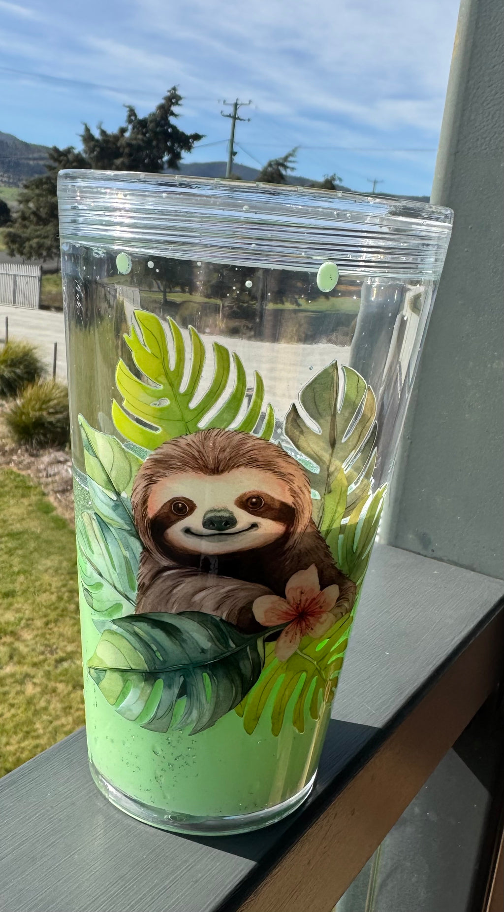 Sloth - Acrylic 20 oz Stadium