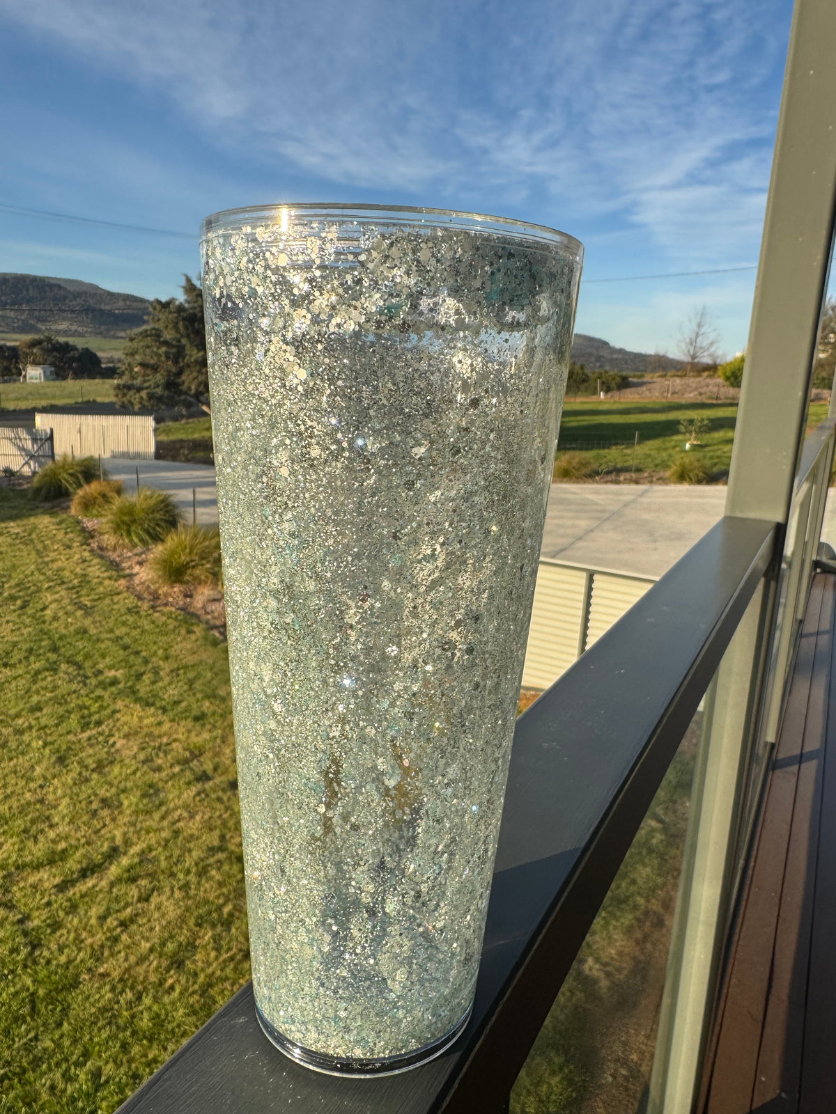 Waterfall - Silver - Acrylic 24 oz Stadium