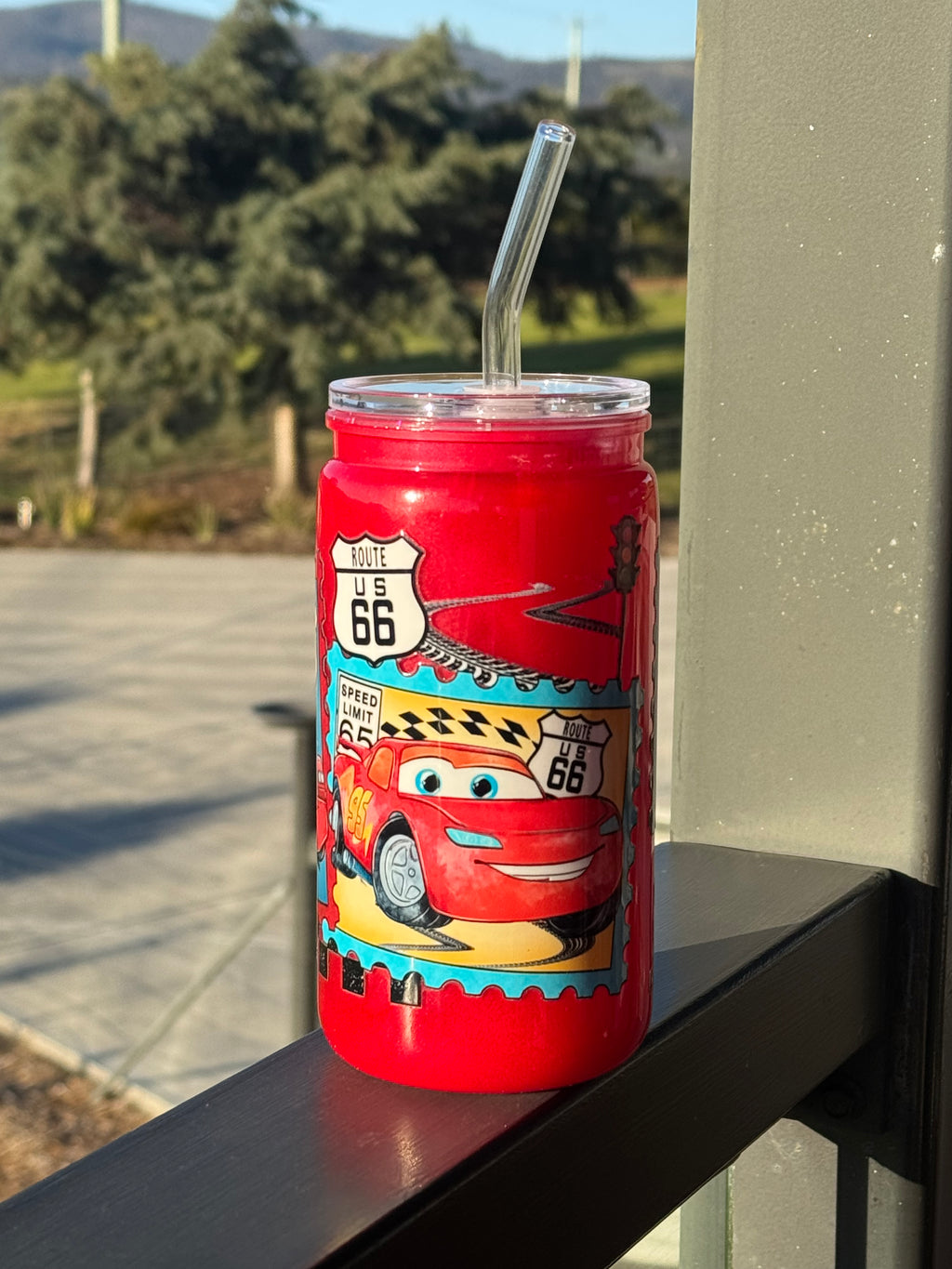 Lightning McQueen and Mater -16 oz Acrylic