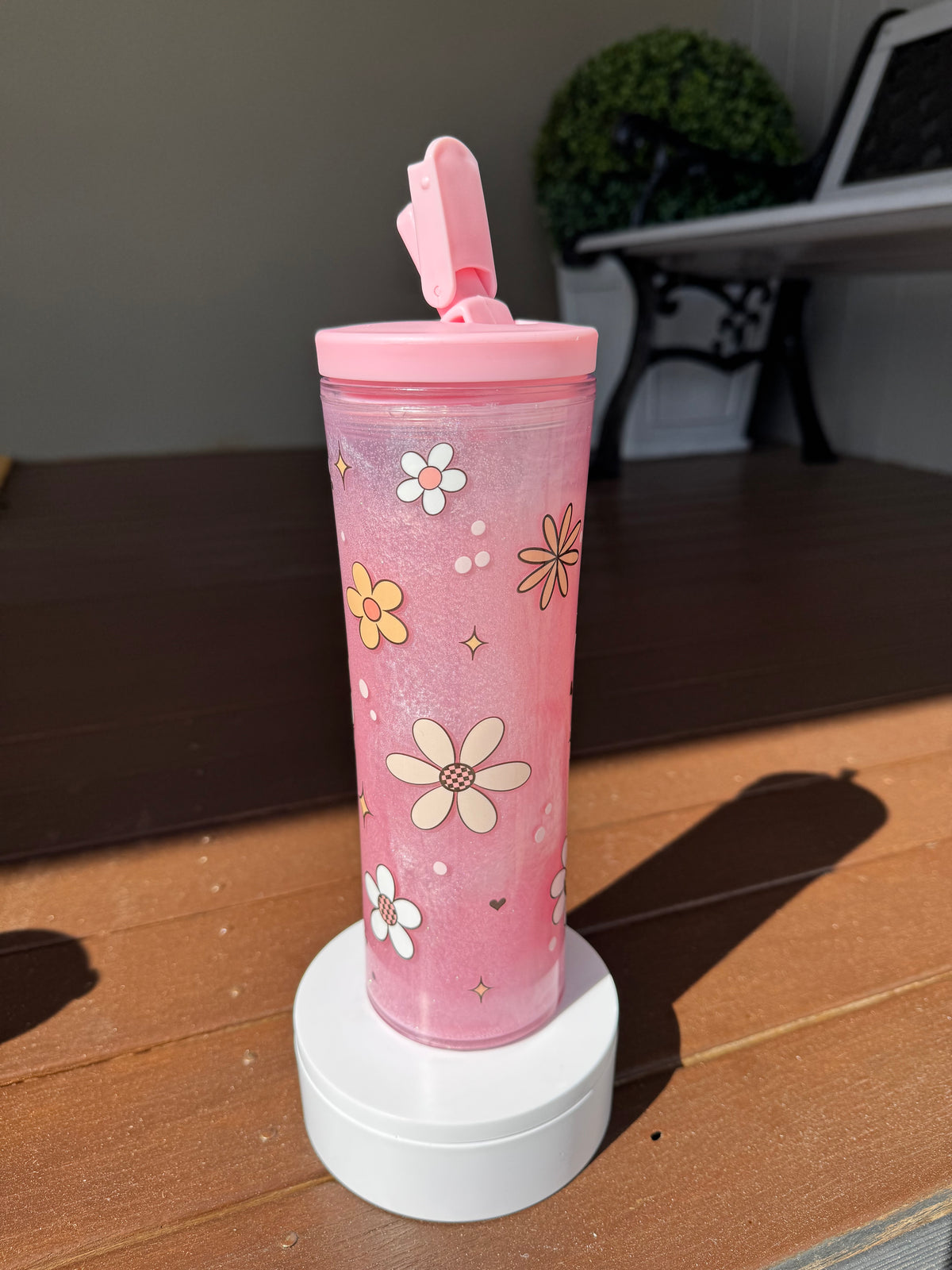 ✨ Pink Pettle - 20 oz Acrylic Drink Bottle