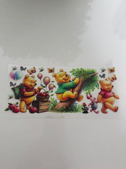 1022 Pooh apples and butterflies