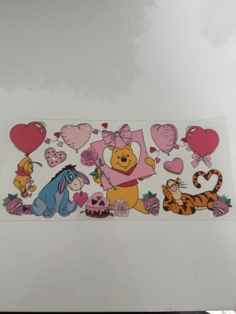 1026 Pooh Love Frame