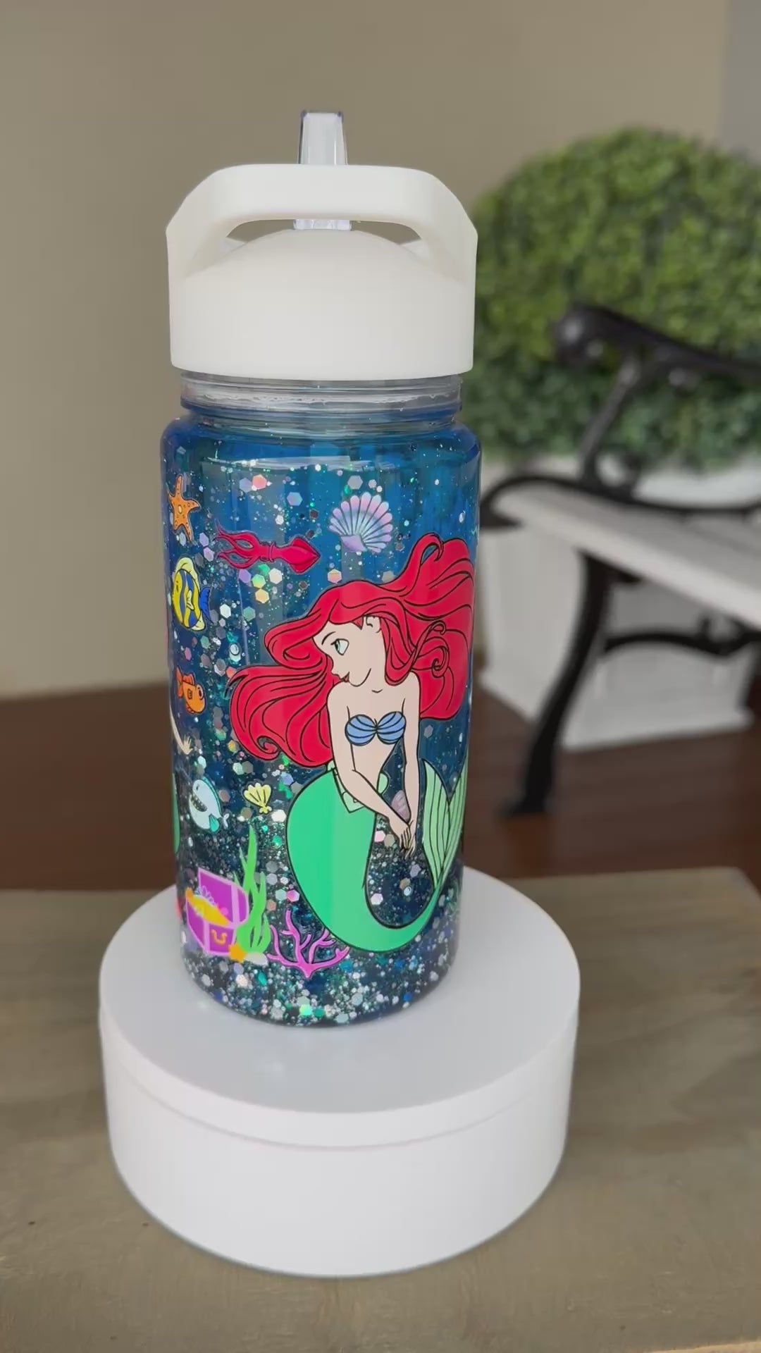 ✨ The Littlest Little Mermaid - Lava in 10oz Acrylic Sippy Cup