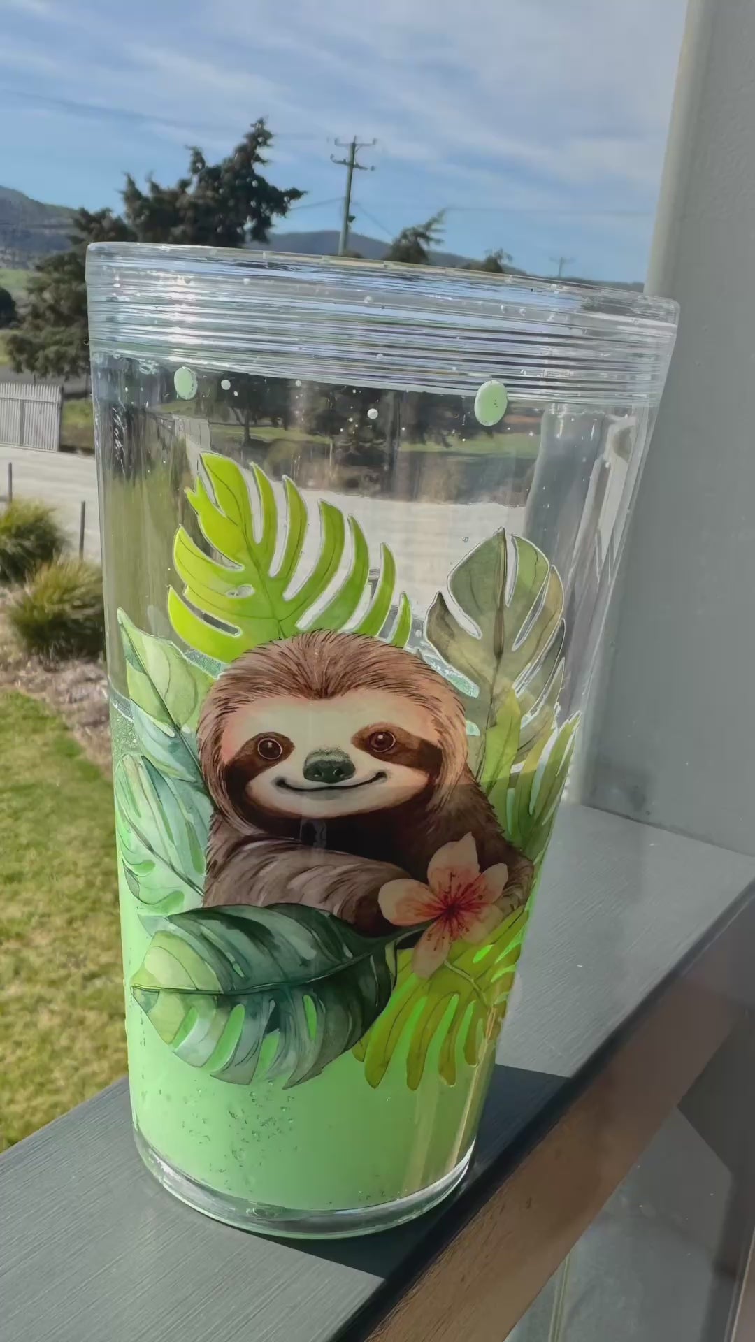 Sloth - Acrylic 20 oz Stadium