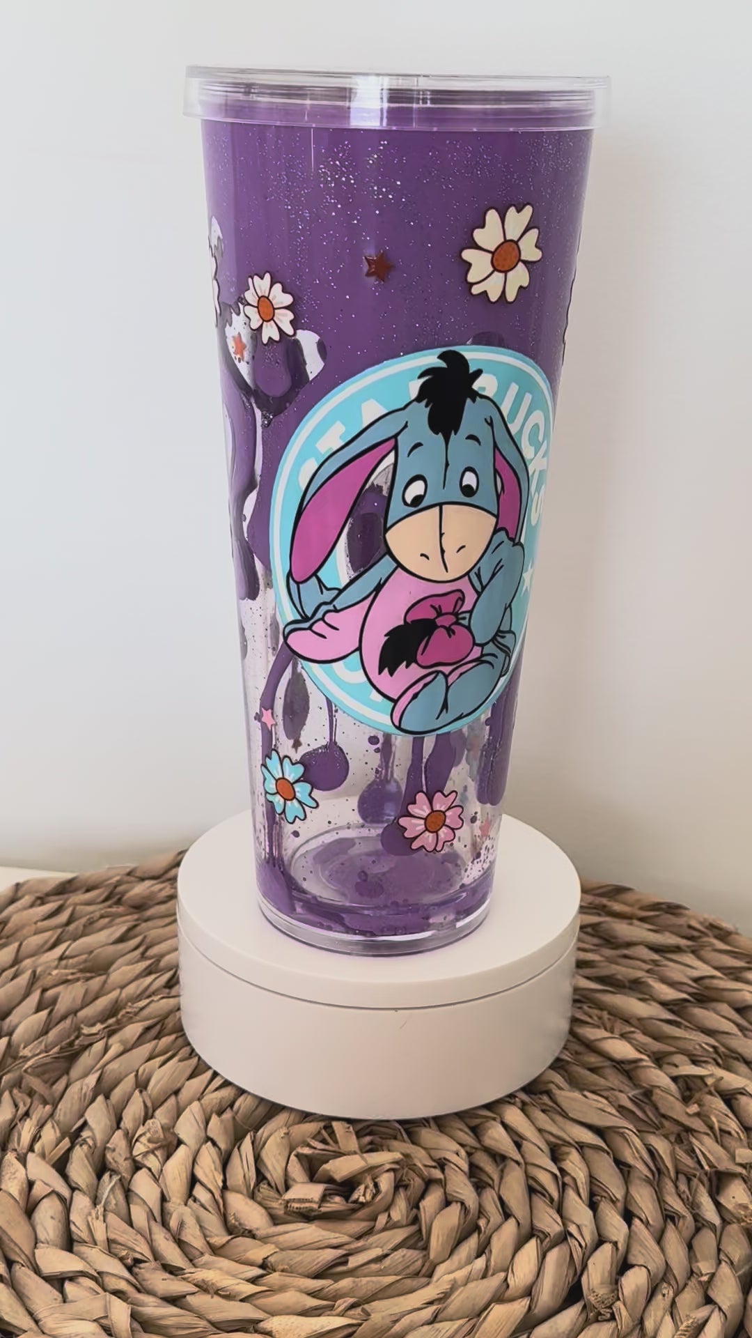 Eeyore Starbucks - 24 oz Acrylic Stadium