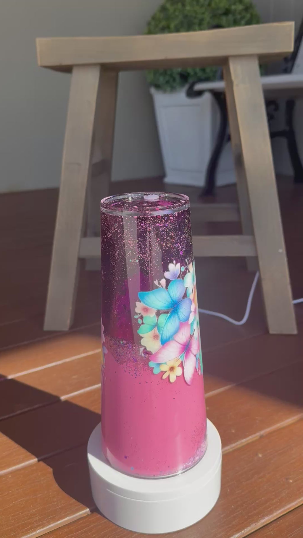 Butterfly - 24 oz Acrylic Stadium
